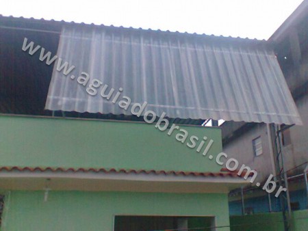 NESTA CASA SOMENTE REALIZAMOS A INSTALAÇÃO DO PAINEL DE TELHAS TRANSLÚCIDAS.