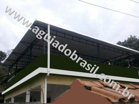 COBERTURA METÁLICA EM DUQUE DE CAXIAS-RJ, CASA DO AMIGO "LULA"